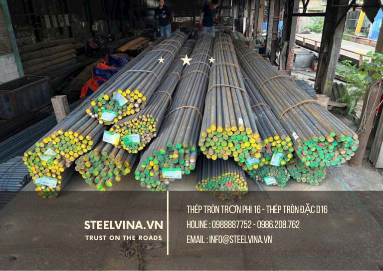 ứng dụng thép tròn trơn phi 16