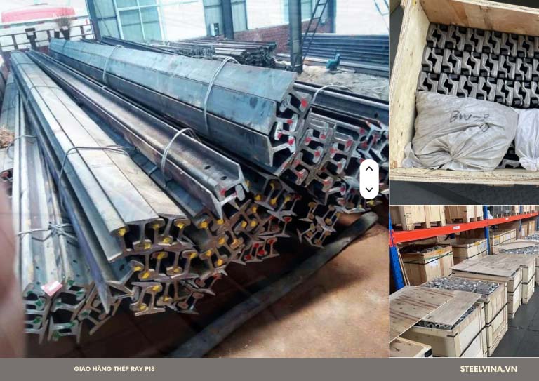vận chuyên thép ray p18