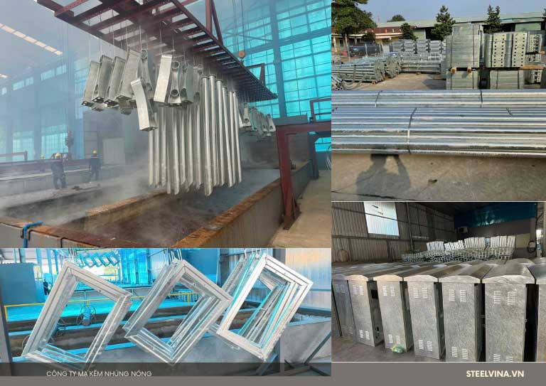 xưởng mạ kẽm nhúng nóng sắt thép