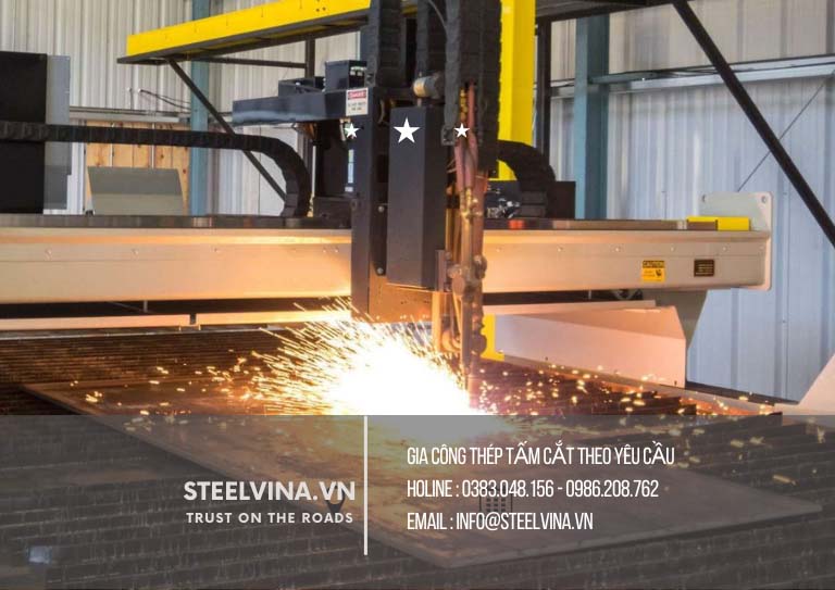 xưởng nhận gia công thép tấm